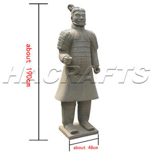 <span class=keywords><strong>Soldat</strong></span> ordinaire en <span class=keywords><strong>argile</strong></span> légère figurine de guerriers en terre cuite xi'an de haute qualité à vendre - Product Image 4