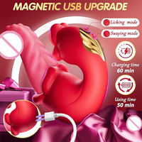 Vibromasseur réaliste 3-en-1 pour stimulation clitoridienne et orgasme du point G, idéal pour le dropshipping