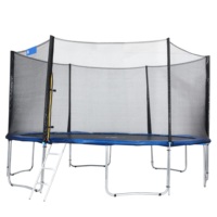 Trampoline de jardin pour enfants, trampoline de jardin, pour enfants, 8 pieds 10 pieds 12 pieds, 14 pieds, avec clôture de sécurité/échelle