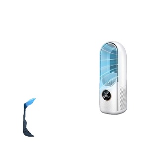 2026 Quiet Bladeless Tower Fan, 6-Hour Timer Desktop Air Cooler with Humidifying Function, Wide-Angle Cooling for Home Office - Product Image 1