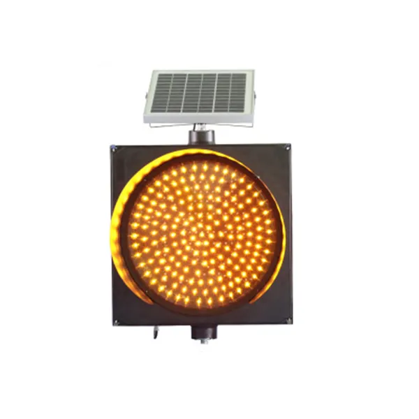 Carretera luces intermitentes de emergencia Solar LED amarillo advertencia de tráfico Luz