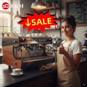 Máquina de Café Espresso Comercial Profesional Madecent de 110 V, Fabricada en China, con Vaporizador y Piezas PID, para Mostrador, Turín, Italia - Product Image 2