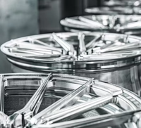 Pneu de camion forgé en tailles 22x12, 24x12, 24x14, 26x12, 28x16, compatible avec GMC Sierra 1500/2500/3500 avec PCD 8x170, 8x180, 8x6.5 et 6x139.7