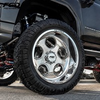 Jantes forgées polies 22x10 22x12 24x12 24x14 26x16 8x180 8x6.5 à déport profond en alliage pour RAM 2500 Chevrolet Silverado 2500 HD