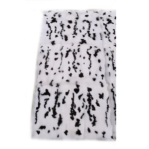 Angora Rabbit Fur Whole Skin Processing Pillow Cojín de coche Materia prima Pie Abrigo Forro Accesorios de piel - Product Image 2