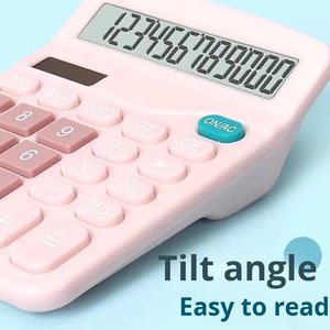 <span class=keywords><strong>Calculatrice</strong></span> vocale à calendrier à 12 chiffres, alimentée par piles AAA, en plastique, haute esthétique, pour étudiants et usage professionnel (vente en gros) - Product Image 6