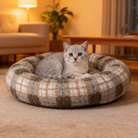 Canapé-lit pour chien de grande taille, personnalisable, plat, rectangulaire, rond, imperméable, épais, orthopédique, tapis pour chat