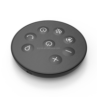 RCT6008 Télécommande infrarouge 8 touches avec contrepoids, design circulaire, plastique ABS, portée 20m, sans piles, multifonction