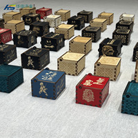 Boîte à musique à manivelle personnalisée avec musique et design sur mesure, cadeau populaire, boîte à musique en bois gravée au laser