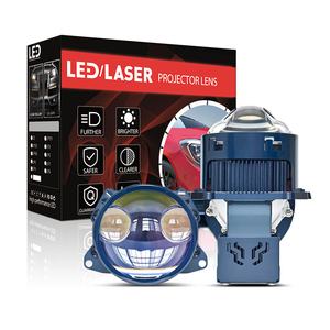 Lente de proyector Bi LED de 3,0 pulgadas <span class=keywords><strong>para</strong></span> Audi A3 P3T faro láser auxiliar H4 3 pulgadas Bi láser LED proyector lente <span class=keywords><strong>faros</strong></span> de xenón - Product Image 1