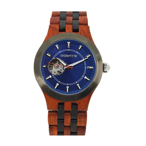 Montre avec mouvement mécanique en bois, livraison gratuite, nouvelle collection - Product Image 1