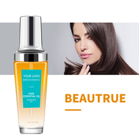 Impression privée, vente en gros, huile d'argan, produit de soins capillaires, série à base de plantes, réparation des cheveux, huile d'argan biologique, maroc