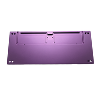 Clavier mécanique personnalisé avec plaque de base en aluminium et finition de surface usinée par CNC