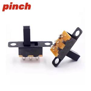 Pinch Toggle Switch SS-12F15 1P2T 3-Pin On Off Vertical <b>Slide</b> Screw Terminal 16mm <b>Plastic</b> IP40 - Product Image 3