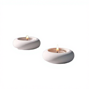 High Quality Customized European Style Round Shape Custom Wooden <b>Candle</b> Jar Short/<b>Small</b> Size New Arrival for Christmas - Product Image 4