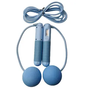 Electronic weighted Jump Rope Without Rope Fitness Workout Anywhere No Line Cordless smart skipping Rope with counter