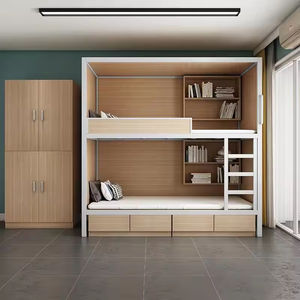 FULLSUMMER Litera de cápsula espacial personalizada a precio barato para albergues juveniles de madera de dos pisos para albergues juveniles - Product Image 2