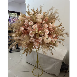Boules de fleurs de pièce maîtresse de mariage <span class=keywords><strong>rose</strong></span> pâle fleurs artificielles pour la fête de Noël et la décoration de mariage - Product Image 3