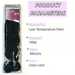 Extensiones de Cabello Tz Jumbo para <span class=keywords><strong>Trenzas</strong></span>, Fibra Sintética de Baja Temperatura, Pre-estiradas, Venta al Por Mayor, 180g, <span class=keywords><strong>Multicolor</strong></span> Natural - Product Image 2