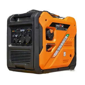 Bison 5Kw 5Kva 5000W Low Fuel Consumption Portable Gasoline Gas Dual Fuel Inverter Generator