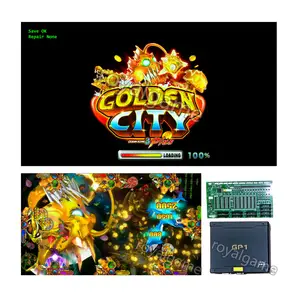 8 Assentos Jogo Quente Golden City Fire Kirin King 3 Jogo de Peixe Ocean King Machine 10 jogadores Original Dragon 86 polegadas 3 Plus