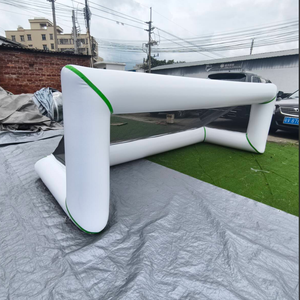 Jaula de fútbol inflable hermética Puerta de fútbol de PVC y zapatos de velocidad Juegos Shooter Puerta sellada al aire-Producto deportivo y de entretenimiento - Product Image 1