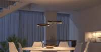 Lampe suspendue LED minimaliste moderne, à intensité variable, 2700-6400K, pour salon, salle à manger, chambre à coucher, îlot de cuisine, plafonnier