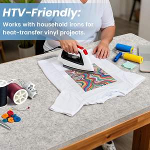 <span class=keywords><strong>Tapis</strong></span> <span class=keywords><strong>de</strong></span> pressage en laine 22" x 60" pour le quilting, <span class=keywords><strong>tapis</strong></span> <span class=keywords><strong>de</strong></span> <span class=keywords><strong>repassage</strong></span> portable en laine, housse <span class=keywords><strong>de</strong></span> planche à repasser 100% laine feutrée pour les quilteurs et projets <span class=keywords><strong>de</strong></span> couture - Product Image 4