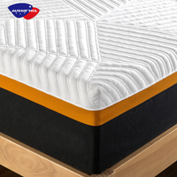 Bestseller Hotel King Size Schlaf bett Matratze in einer Box Roll Packing Matratze Matratze in einer Box Gel Latex Memory Foam Matratze