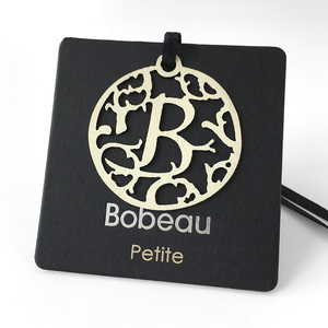 Cartes à roulettes en papier personnalisées, 50 pièces, rose naturel, pour vêtements d'enfants - Product Image 5