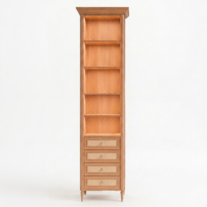 Bibliothèque Moderne en Bois avec Plus de 10 Étagères et Tiroirs, Design Autoportant pour Salon, Chambre et Bureau à Domicile - Product Image 1
