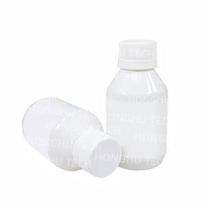 Botella PET vacía Tuscosed de 125 ml con pequeña caja de papel y etiquetas amarillas. Entrega a domicilio disponible. Conjunto completo en stock. - Product Image 4