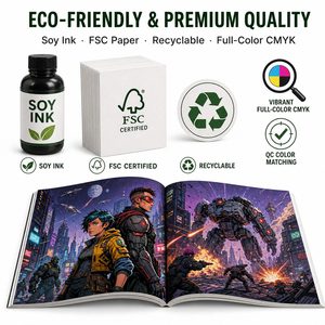 Servicio de Impresión de Cómics Personalizados Ecológicos, Libro de Manga e Ilustraciones a Todo Color de Alta Calidad con Encuadernación Perfecta en China - Product Image 4