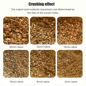 Trituradora de madera de motor diésel de alta calidad superventas Molino de martillos de alta productividad con componente de motor central - Product Image 3