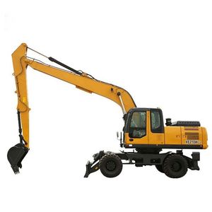 Excavatrice sur roues chinoise de 20 tonnes XE210WLL, capacité de la benne de 0,86 m³, puissance du moteur de 129 kW, excavatrice sur roues à long bras - Product Image 4