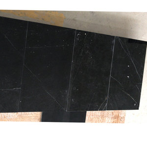 Carreaux de marbre <span class=keywords><strong>noir</strong></span> poli moderne personnalisés, Bianco Carrarra, fins, écologiques, durables, imperméables, pour villa, garantie <span class=keywords><strong>1</strong></span> an, 12x12 pouces - Product Image 3