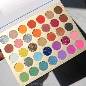 Оптовая Продажа, оптовая продажа, оптовая продажа, большая палитра теней для век, 35 матовых цветов, готовые к отправке, металлическая отделка, косметическая пудра для макияжа в комплекте - Product Image 4