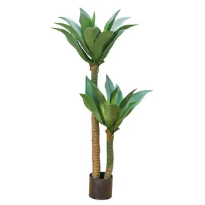 New Artificial Agave Americana 120cm Artificial Tropical Succulent Plant Bonsai Plant Century Plant Agave