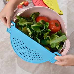 Plastic Colander &amp; Strainer <strong>Basket</strong> for Washing Filtering Vegetables Noodles Spaghetti Eco-Friendly <strong>Dishwasher</strong> Safe Oven Safe PP - Product Image 5