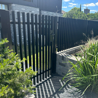 Panneau de clôture à persiennes réglables en alliage d'aluminium au design moderne, pour jardin, intimité, durable, écologique, treillis, portails, usage domestique