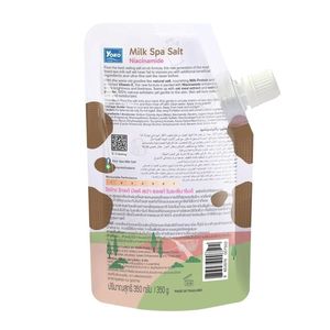Y750 YOKO GOLD MILK SPA SALT NIACINAMIDA 350g. Extracto de Avena Enriquecido y Polvo de Nuez para una Piel Radiante y con Vida - Product Image 6