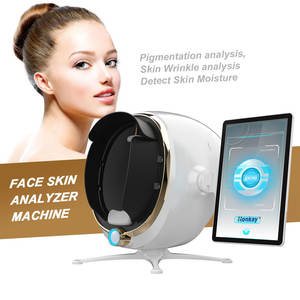 Skin Analyzer Facial Scanner Analyzer Gerät 3D Haut analyze gerät Top Sale Profession elle 3D White ning Face Machine 145VA - Product Image 1