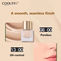 Fond de teint correcteur longue durée OEM ODM Fond de teint liquide imperméable et hydratant minéral mat à couverture complète Marque privée