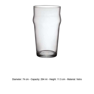 Vaso de Cerveza de Vidrio Templado Nonix 29 cl Bormioli Rocco H 11.5 cm Ø 7.4 cm - Product Image 3