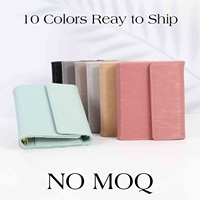 Portefeuille en cuir texturé de marque A7 Budget Binder Organisateur de bureau pour femmes aspirantes avec chaînes en métal et perle A4 Taille Cadeau