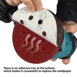 <span class=keywords><strong>Ponceuse</strong></span> orbitale sans fil <span class=keywords><strong>Makita</strong></span> DBO180Z 18V, qualité industrielle, moteur sans balais, vitesse variable, outil de ponçage et de polissage - Product Image 6