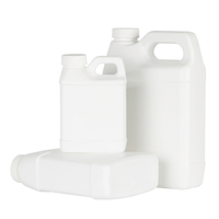 Seau carré en plastique blanc HDPE de qualité alimentaire 2026 avec bouchon à vis 250ML 500ML 1000ML Contenant d'emballage liquide en gros