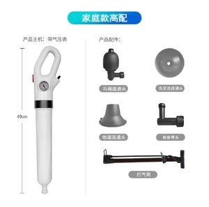 Desatascador de inodoros al por mayor, herramienta de limpieza rápida para el hogar, utilizada para desatascar alcantarillas, inodoros, cocinas y baños - Product Image 5