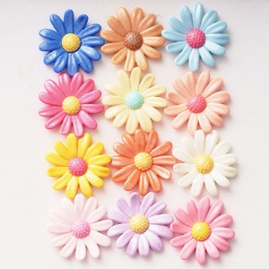 Nhựa Hoa Daisy Quyến Rũ Chỉnh Trang Tóc Trang Phục Phụ Kiện Cho Mùa Thu Kính Giày Điện Thoại Trường Hợp Scrapbooking Trang Trí - Product Image 1