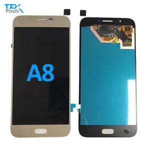 Frida factory New Arrive Outer Glass For Samsung Galaxy A8 Laminated OCA Glue LCD Touch Screen Front Outer Glass